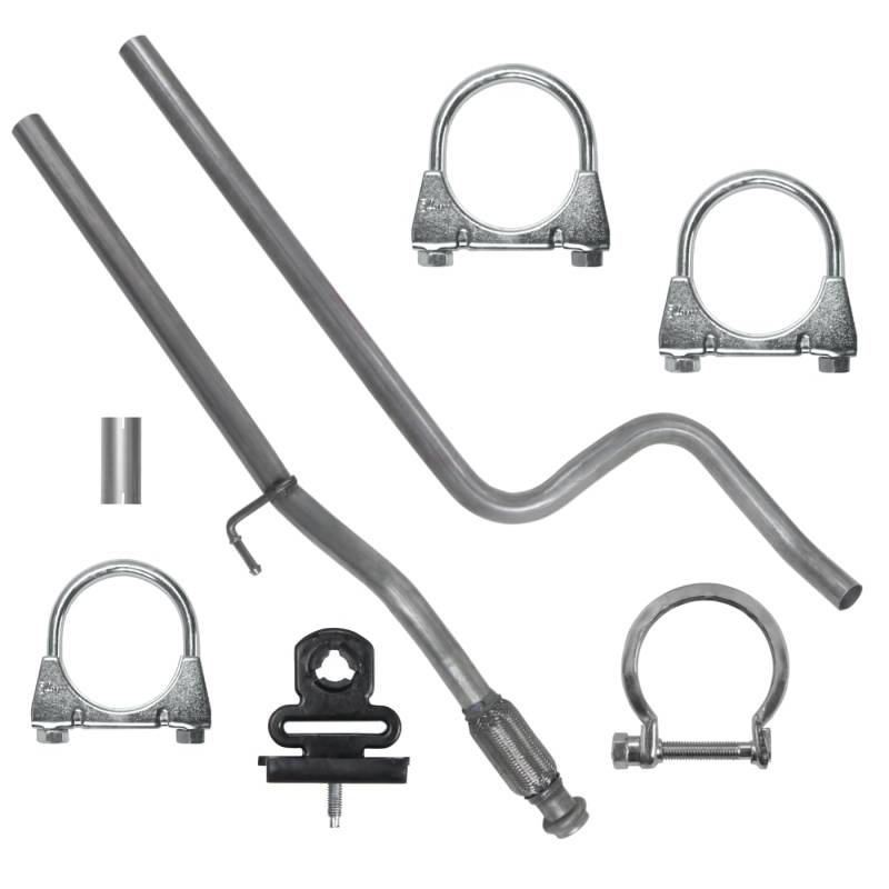 Schalldämpferset Auspuff Abgasrohr für Peugeot 207 1 I 2006-12/2010 1.6 HDI von Polmo
