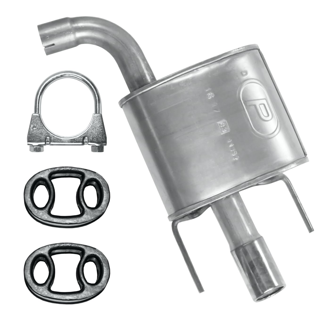 Schalldämpferset Auspuff Endtopf für Alfa Romeo 159 1 I 2005-11/2011 1.9 JTDM 2.0 JTDM Schalldämpferset Auspuff Endtopf für Alfa Romeo 159 1 I 2005-11/2011 1.9 JTDM 2.0 JTDM von Polmo