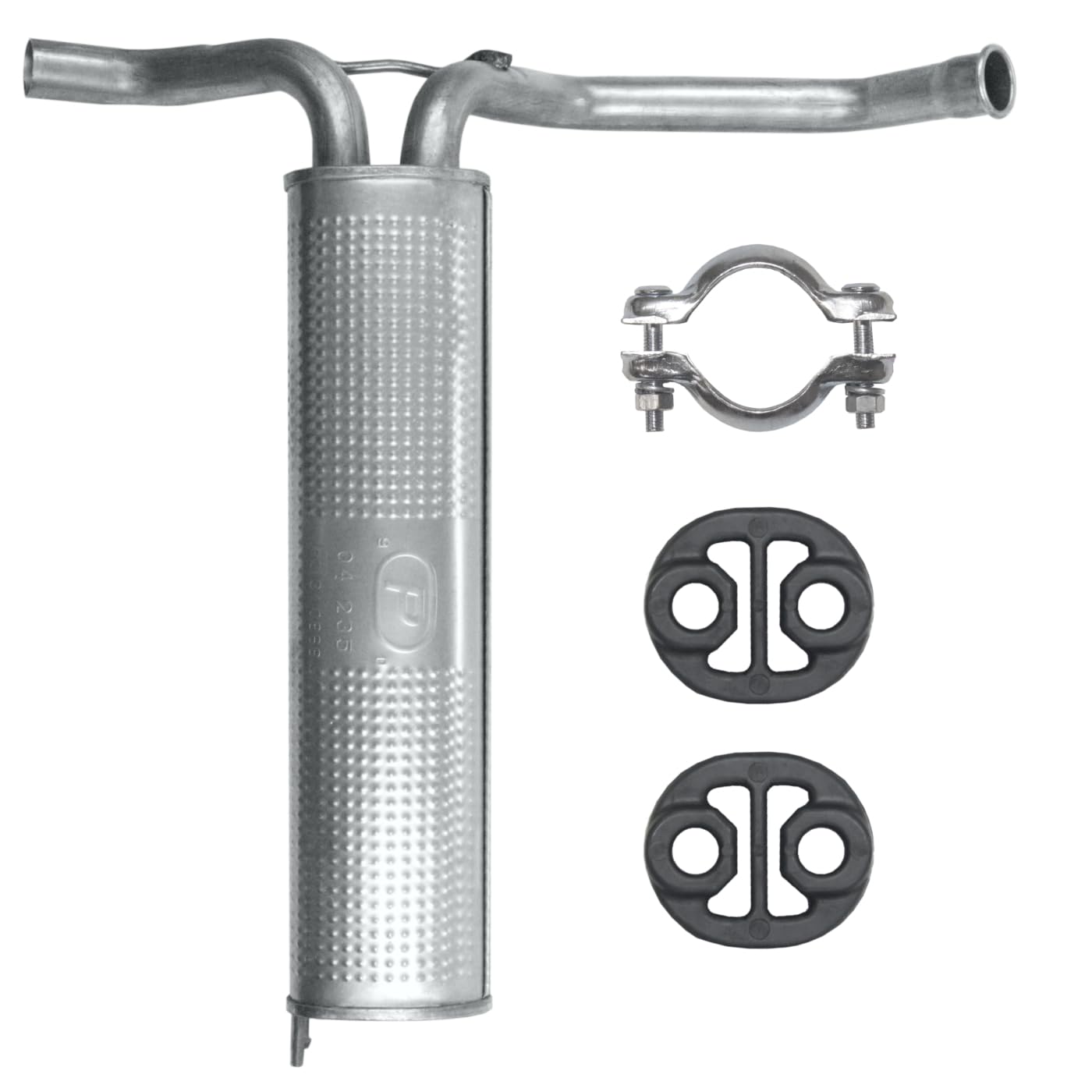 Schalldämpferset Auspuff Endtopf für Citroen C1 1 I 2005-2010 1.4 HDI Schrägheck Schalldämpferset Auspuff Endtopf für Citroen C1 1 I 2005-2010 1.4 HDI Schrägheck von Polmo