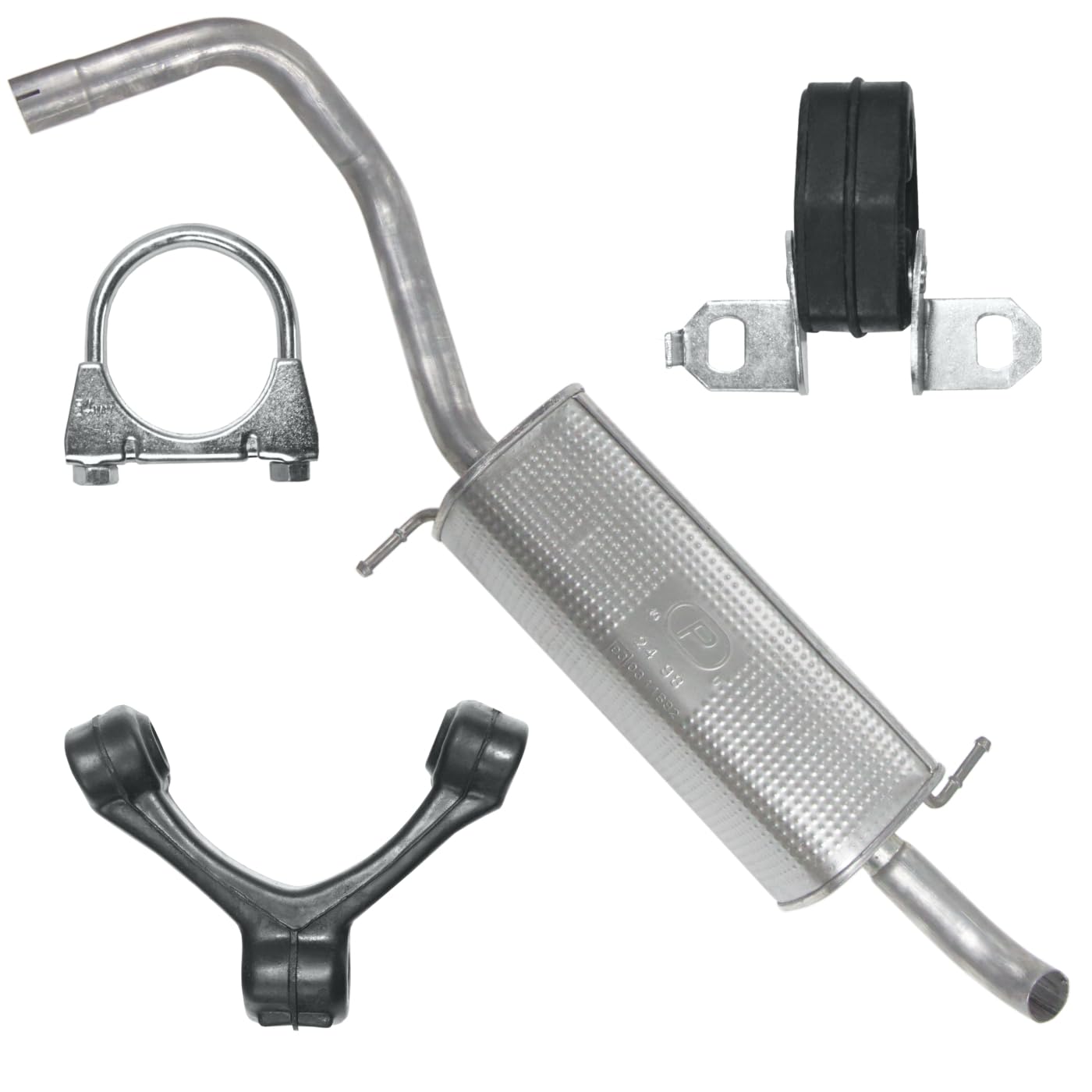 Schalldämpferset Auspuff Endtopf für Fabia 2 II 2010-11/2014 1.2 TSI Kombi Schalldämpferset Auspuff Endtopf für Fabia 2 II 2010-11/2014 1.2 TSI Kombi von Polmo