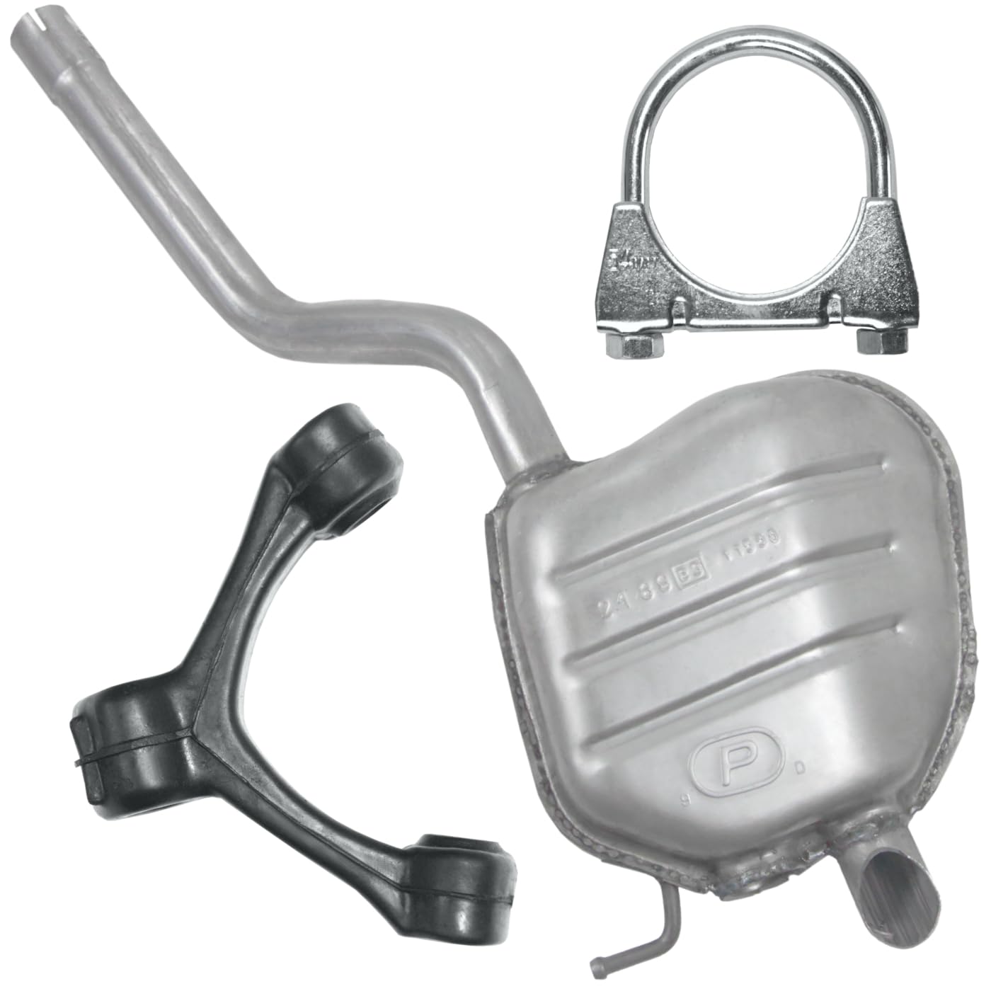 Schalldämpferset Auspuff Endtopf für Golf 5 V 2007-12/2009 1.4 1.6 Kombi Schalldämpferset Auspuff Endtopf für Golf 5 V 2007-12/2009 1.4 1.6 Kombi von Polmo