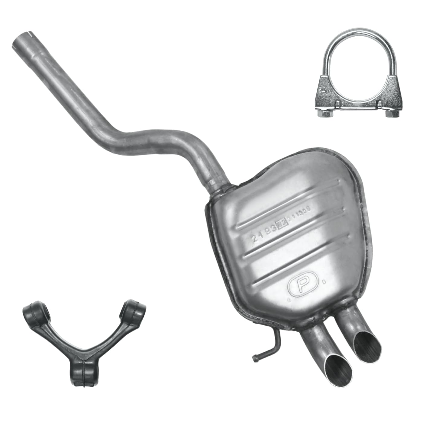 Schalldämpferset Auspuff Endtopf für Jetta 3 III 2005-10/2010 1.4 TSI 2.0 FSI Stufenheck Schalldämpferset Auspuff Endtopf für Jetta 3 III 2005-10/2010 1.4 TSI 2.0 FSI Stufenheck von Polmo