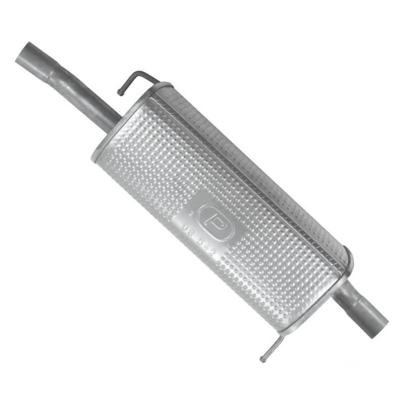 Schalldämpferset Auspuff Endtopf für Micra 4 IV K13 2010-2016 1.2 Schrägheck von Polmo