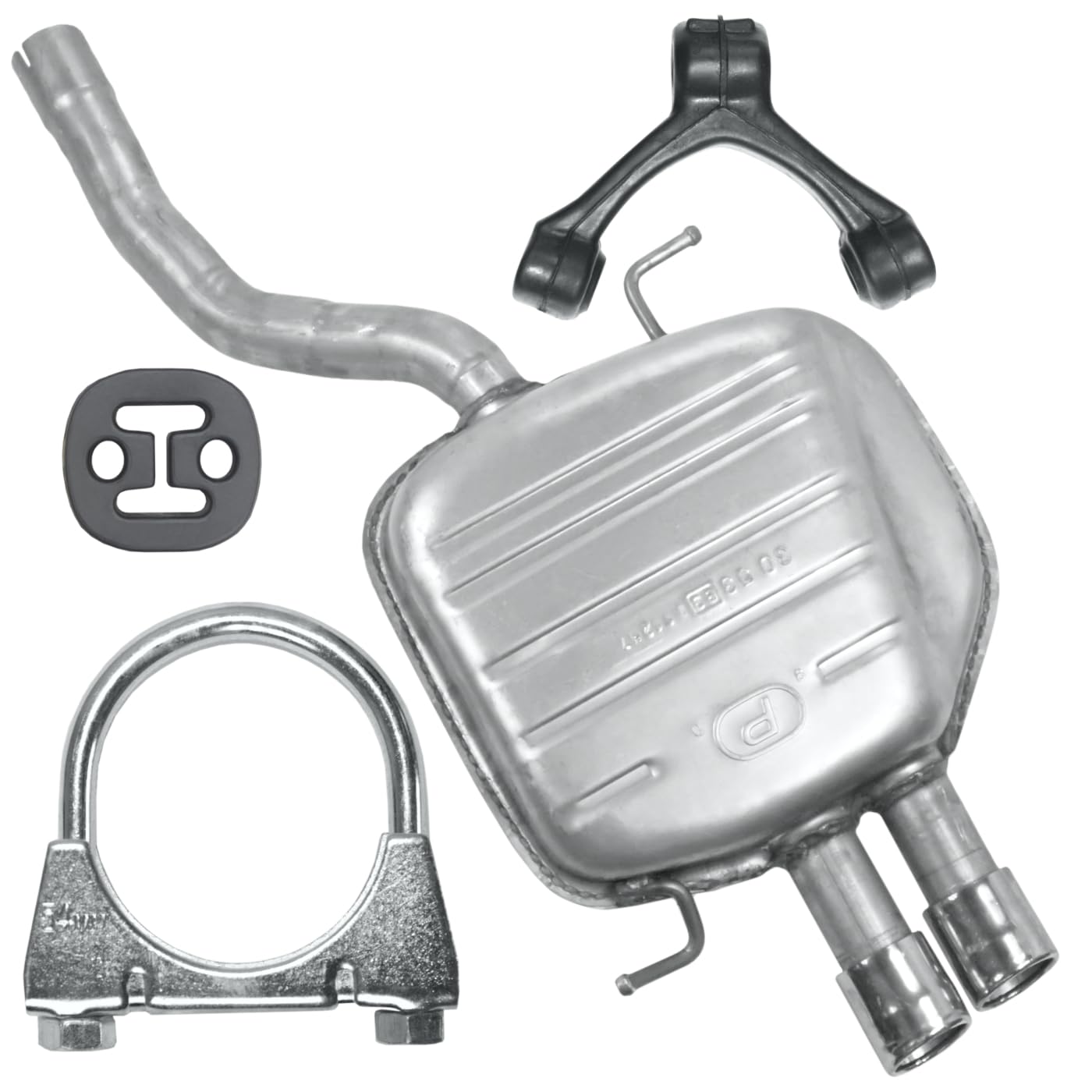 Schalldämpferset Auspuff Endtopf für Passat B6 2005-11/2010 2.0 TDI Schalldämpferset Auspuff Endtopf für Passat B6 2005-11/2010 2.0 TDI von Polmo