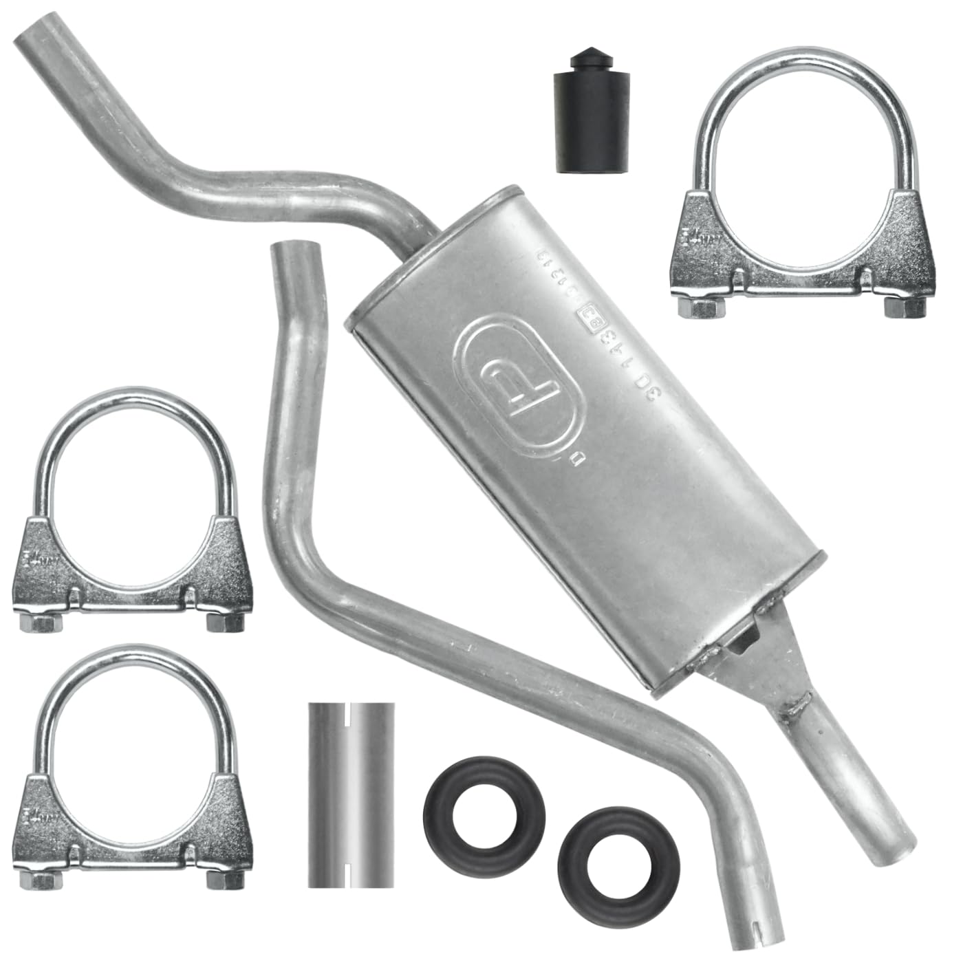 Schalldämpferset Auspuff Endtopf für Polo 2 II 86C 1984-09/1990 1.0 1.3 D 1.4 D Schalldämpferset Auspuff Endtopf für Polo 2 II 86C 1984-09/1990 1.0 1.3 D 1.4 D von Polmo
