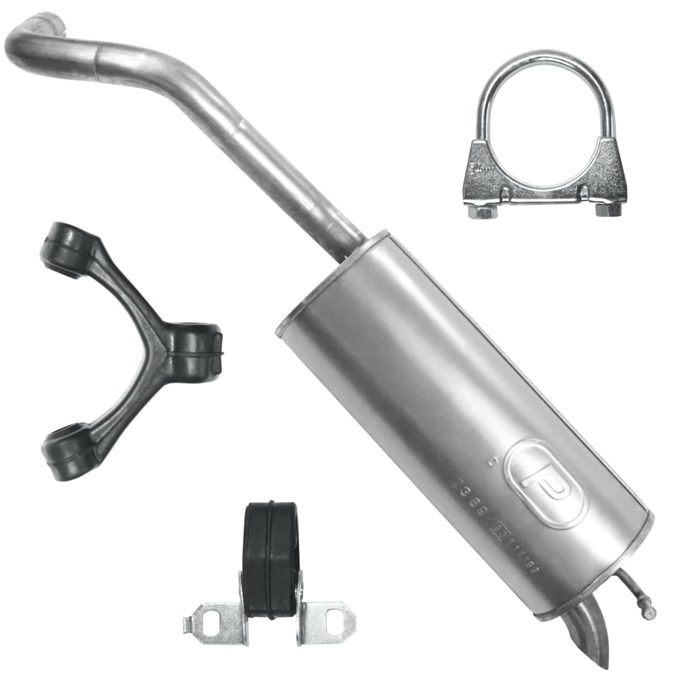 Schalldämpferset Auspuff Endtopf für Polo 4 IV 9N 2006-11/2009 1.6 Schrägheck Schalldämpferset Auspuff Endtopf für Polo 4 IV 9N 2006-11/2009 1.6 Schrägheck von Polmo