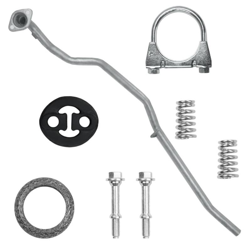 Schalldämpferset Auspuff Kollektorrohr für Daihatsu Cuore 6 VI 2003-03/2007 1.0 Schrägheck von Polmo