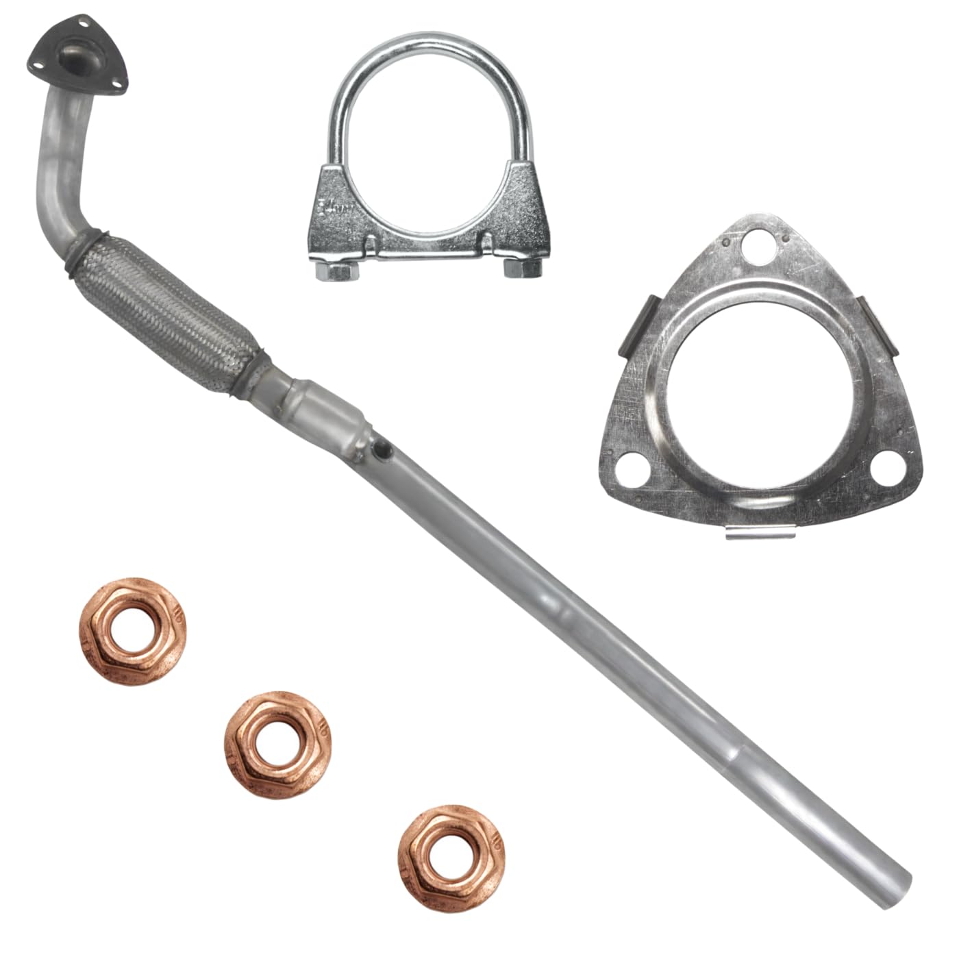 Schalldämpferset Auspuff Kollektorrohr für Opel Meriva 1 I A 2005-07/2010 1.6 Schrägheck Schalldämpferset Auspuff Kollektorrohr für Opel Meriva 1 I A 2005-07/2010 1.6 Schrägheck von Polmo