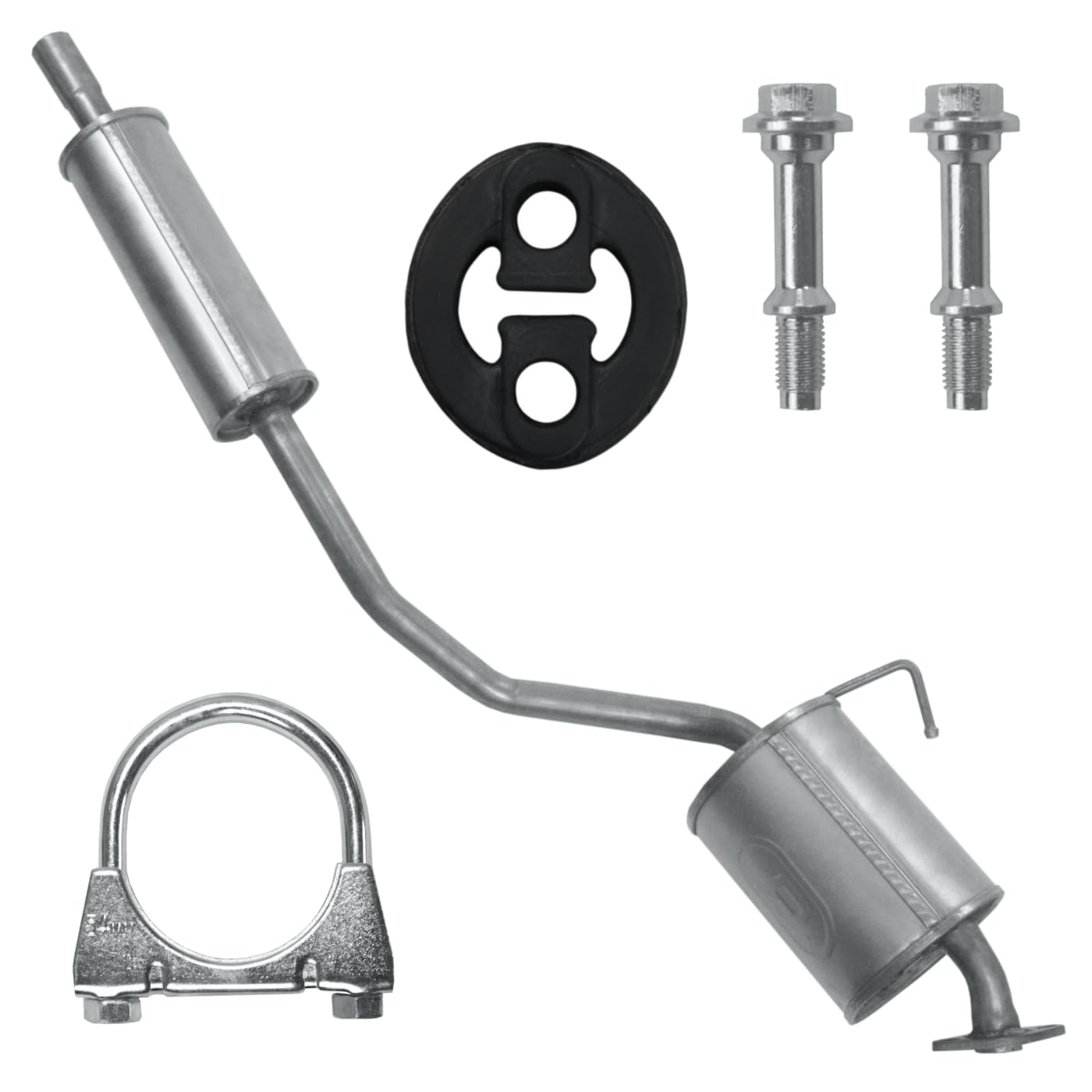 Schalldämpferset Auspuff Mitteltopf für Daihatsu Cuore 6 VI 2003-03/2007 1.0 Schrägheck Schalldämpferset Auspuff Mitteltopf für Daihatsu Cuore 6 VI 2003-03/2007 1.0 Schrägheck von Polmo