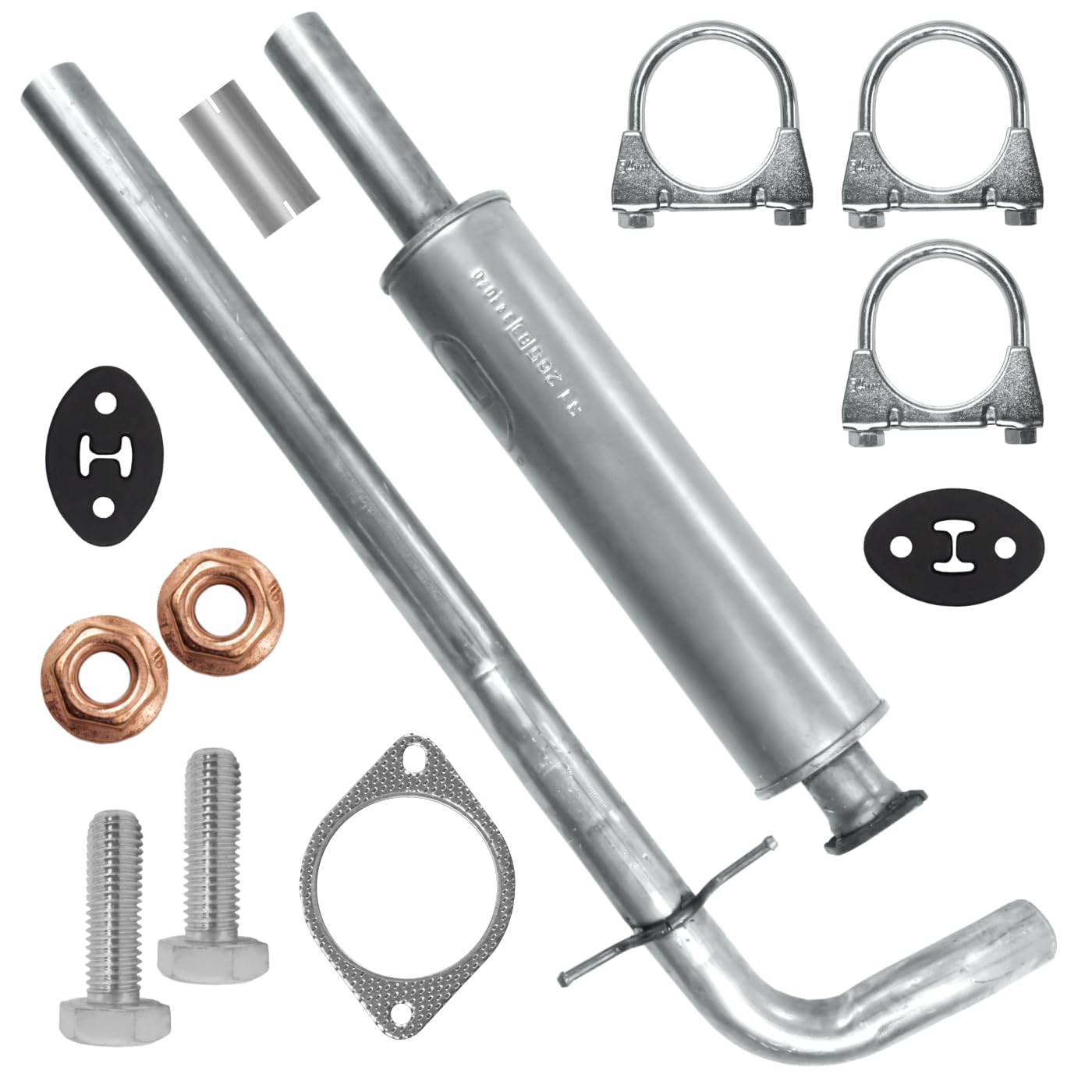 Schalldämpferset Auspuff Mitteltopf für Volvo V70 2 II P26 2000-2007 2.0 T 2.3 T 2.4 D 2.4 T5 2.4 2.4 T 2.5 TDI 2.5 T Kombi Schalldämpferset Auspuff Mitteltopf für Volvo V70 2 II P26 2000-2007 2.0 T 2.3 T 2.4 D 2.4 T5 2.4 2.4 T 2.5 TDI 2.5 T Kombi von Polmo