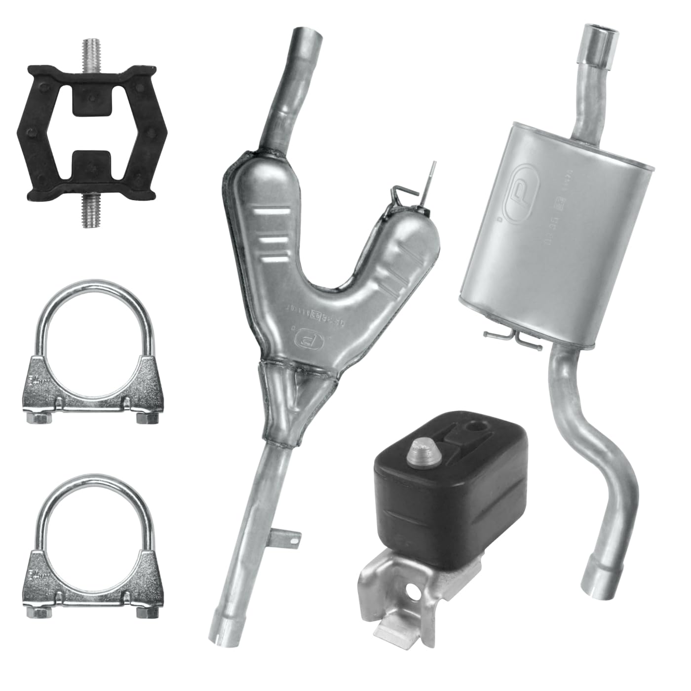 Schalldämpferset Auspuffanlage Auspuff für BMW 5er E39 Touring 1998-07/2003 2.0 2.5 2.8 Schalldämpferset Auspuffanlage Auspuff für BMW 5er E39 Touring 1998-07/2003 2.0 2.5 2.8 von Polmo