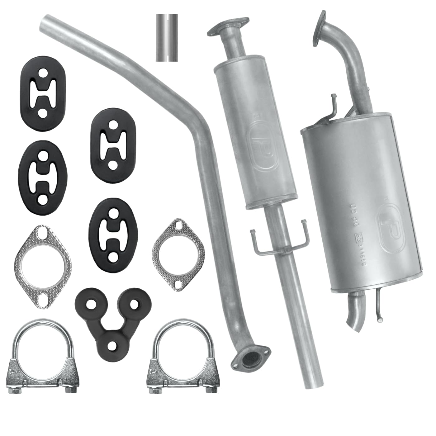 Schalldämpferset Auspuffanlage Auspuff für Chevrolet Kalos 1 I 2003-05/2008 1.2 1.4 Schalldämpferset Auspuffanlage Auspuff für Chevrolet Kalos 1 I 2003-05/2008 1.2 1.4 von Polmo