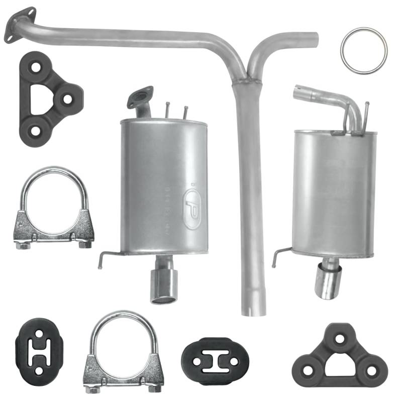 Schalldämpferset Auspuffanlage Auspuff für Honda Accord 7 VII 2003-2008 2.4 von Polmo