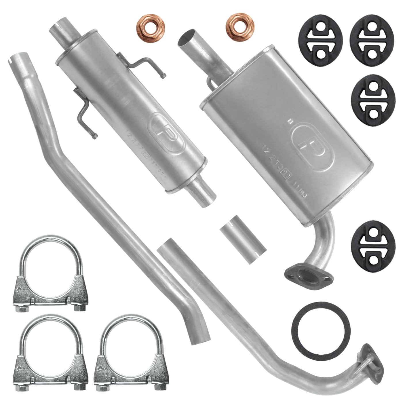 Schalldämpferset Auspuffanlage Auspuff für Mazda 6 1 I GG GY 2002-09/2007 1.8 2.0 2.3 Schalldämpferset Auspuffanlage Auspuff für Mazda 6 1 I GG GY 2002-09/2007 1.8 2.0 2.3 von Polmo
