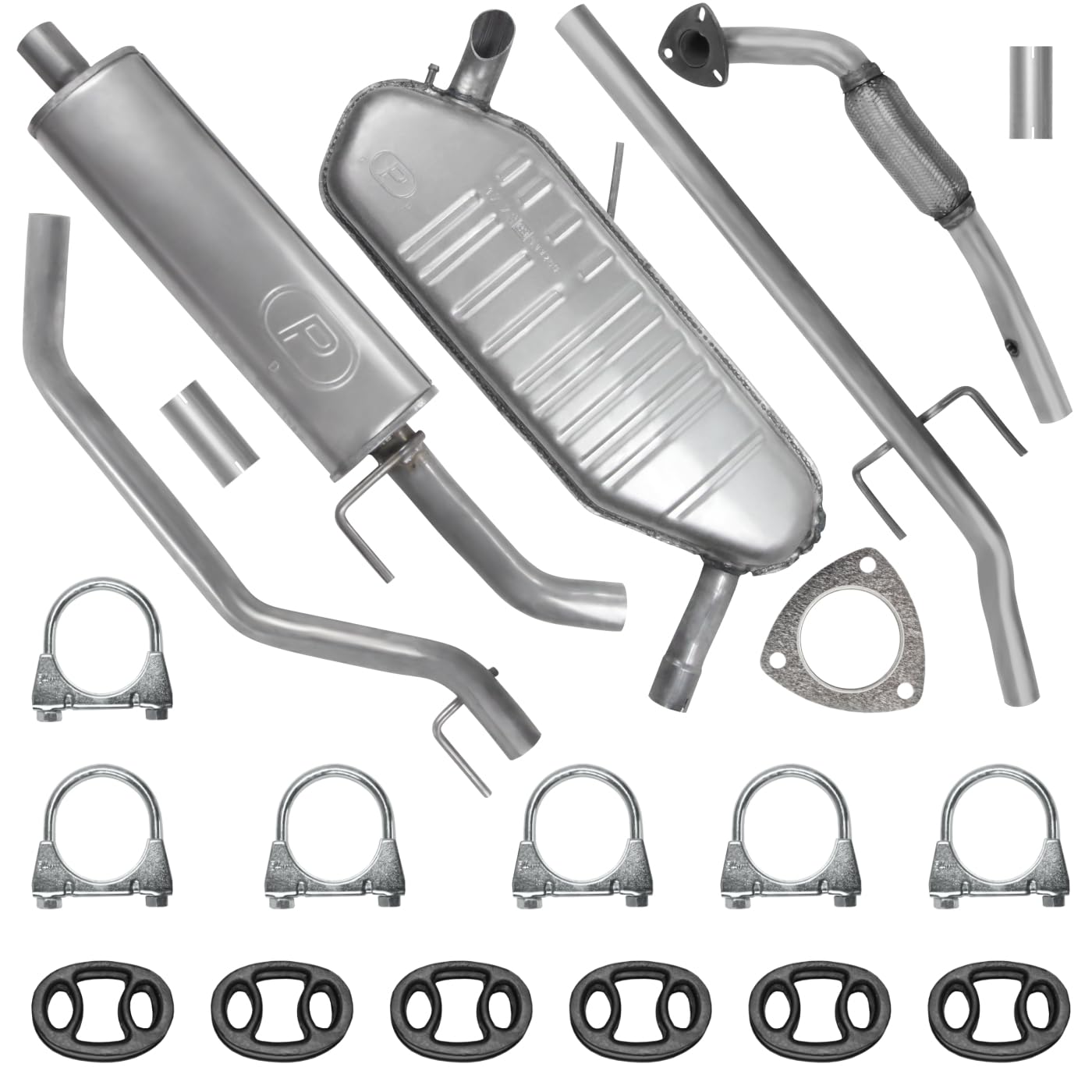 Schalldämpferset Auspuffanlage Auspuff für Opel Vectra 3 III C Kombi 2002-08/2005 1.8 Schalldämpferset Auspuffanlage Auspuff für Opel Vectra 3 III C Kombi 2002-08/2005 1.8 von Polmo