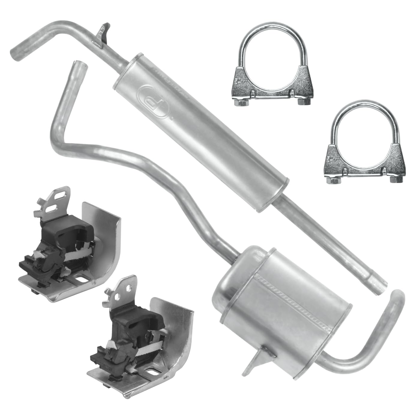 Schalldämpferset Auspuffanlage Auspuff für Renault Megane 2 II 2002-03/2009 1.6 Schalldämpferset Auspuffanlage Auspuff für Renault Megane 2 II 2002-03/2009 1.6 von Polmo