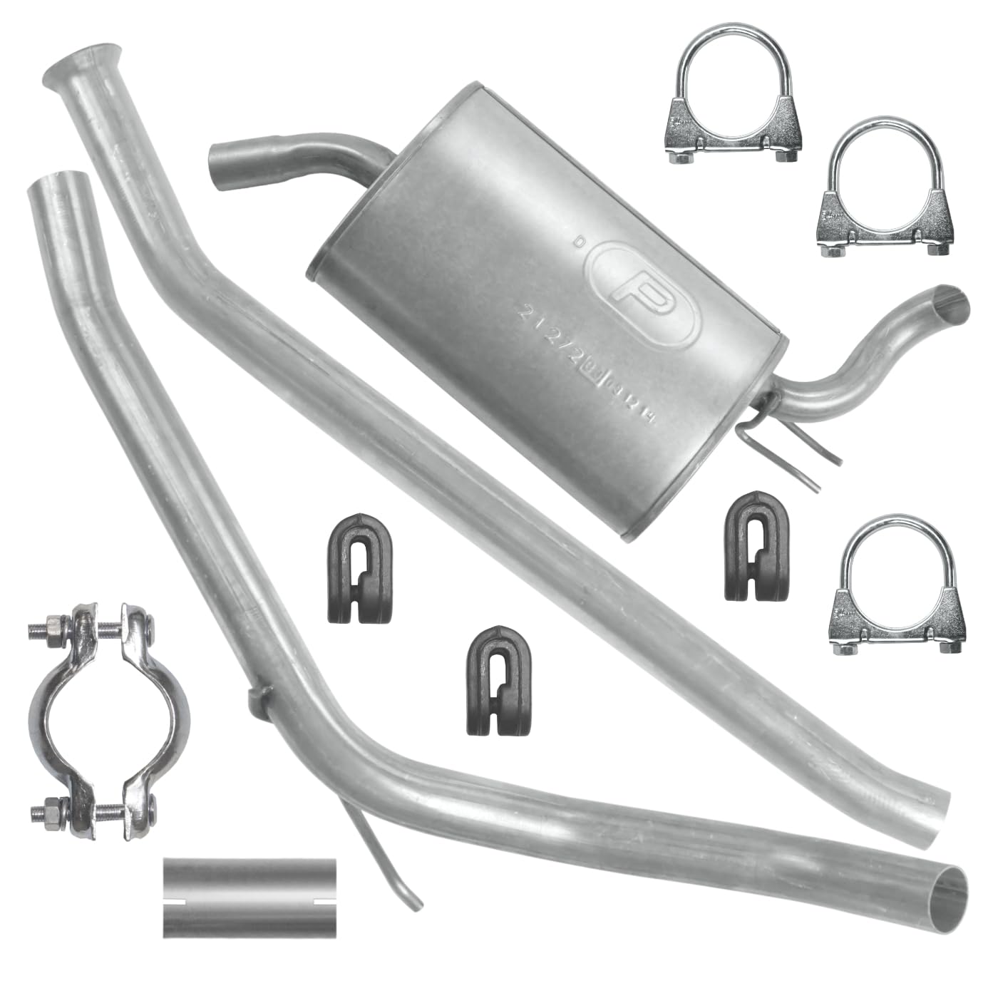 Schalldämpferset Auspuffanlage Auspuff für Renault Twingo 1 I 1992-2007 1.2 Schalldämpferset Auspuffanlage Auspuff für Renault Twingo 1 I 1992-2007 1.2 von Polmo
