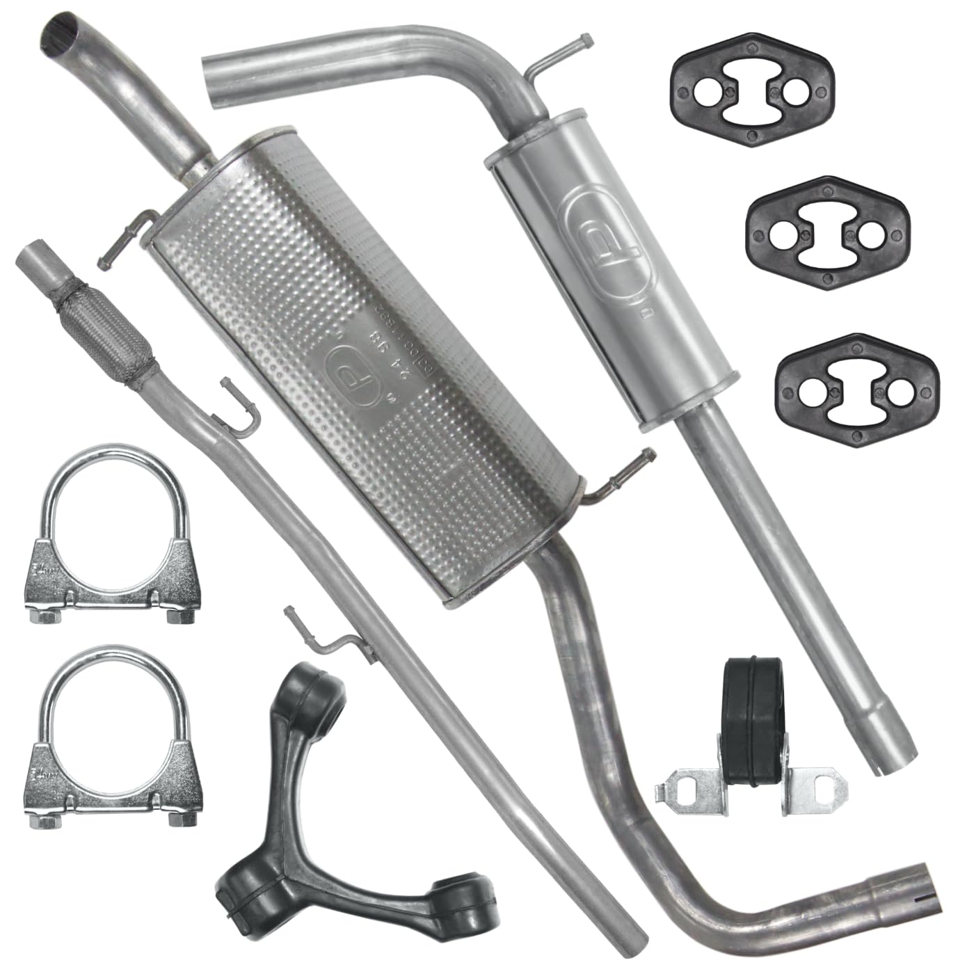 Schalldämpferset Auspuffanlage Auspuff für Skoda Fabia 2 II 2010-11/2014 1.2 TSI Kombi Schalldämpferset Auspuffanlage Auspuff für Skoda Fabia 2 II 2010-11/2014 1.2 TSI Kombi von Polmo