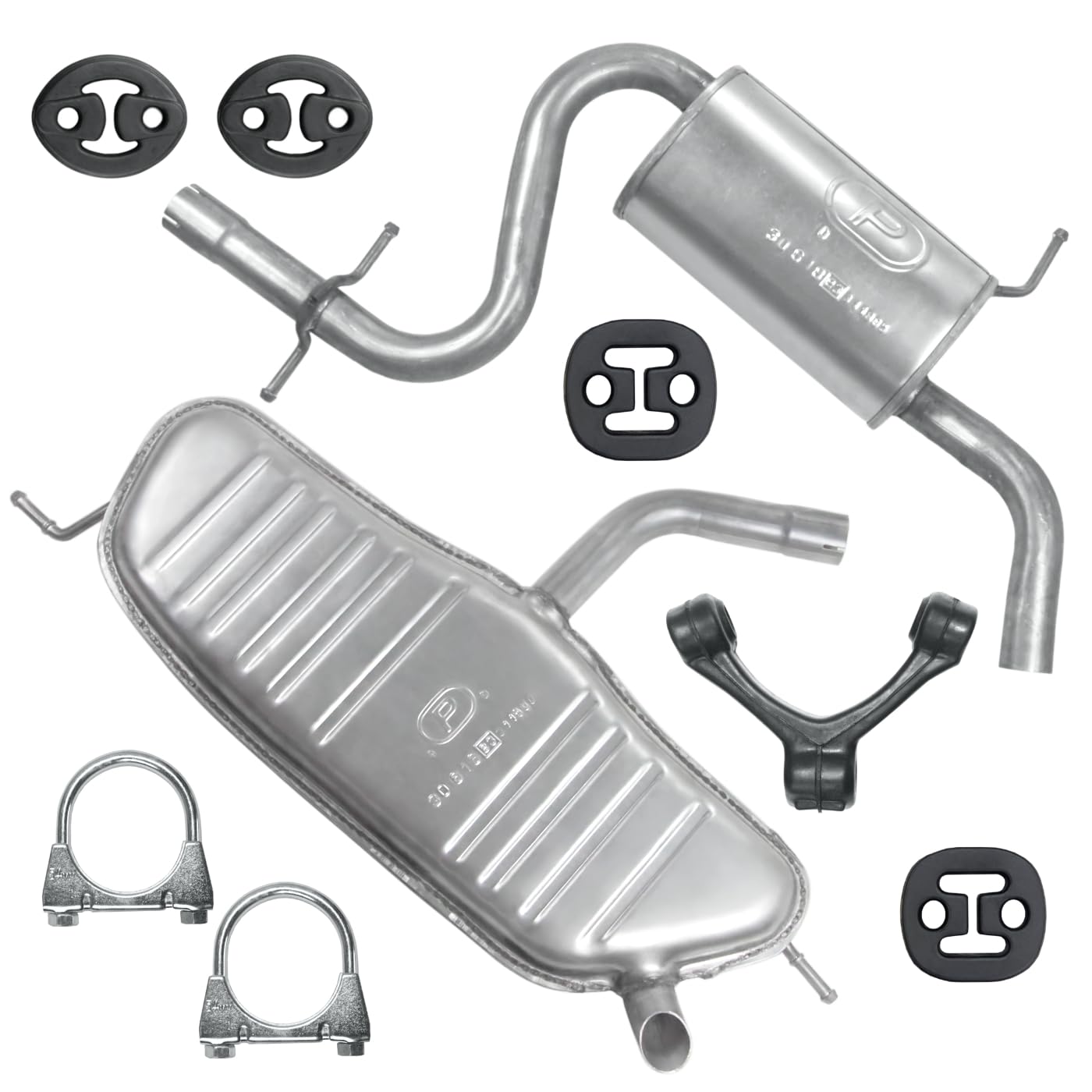 Schalldämpferset Auspuffanlage Auspuff für VW Golf Plus 5 V 2003-11/2008 1.6 FSI Schalldämpferset Auspuffanlage Auspuff für VW Golf Plus 5 V 2003-11/2008 1.6 FSI von Polmo