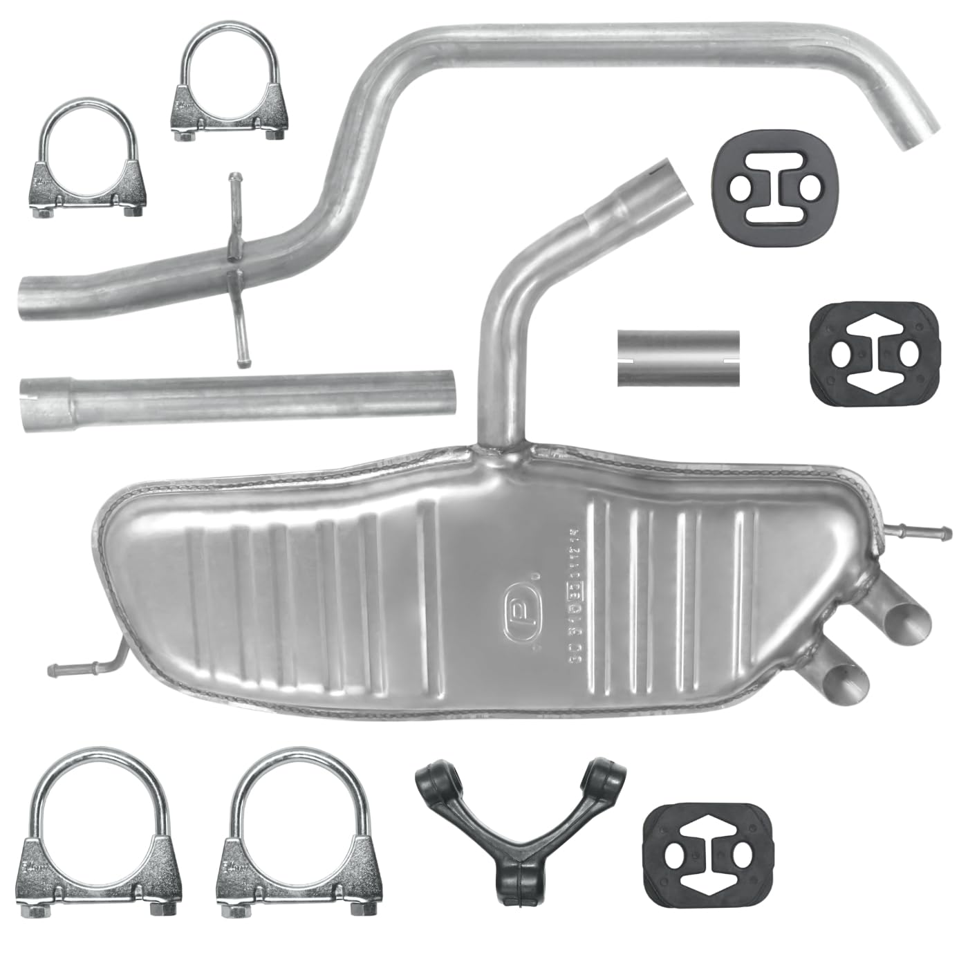 Schalldämpferset Auspuffanlage Auspuff für VW Golf Plus 5 V 2005-01/2009 1.9 TDI Schalldämpferset Auspuffanlage Auspuff für VW Golf Plus 5 V 2005-01/2009 1.9 TDI von Polmo