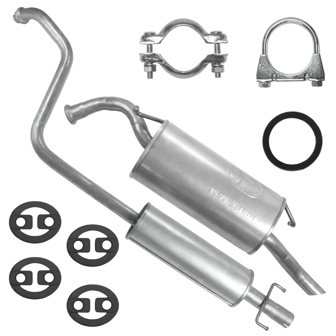 Schalldämpferset Auspuffanlage Auspuff für Yaris Verso 1 I P2 1999-2005 1.3 1.5 Schalldämpferset Auspuffanlage Auspuff für Yaris Verso 1 I P2 1999-2005 1.3 1.5 von Polmo