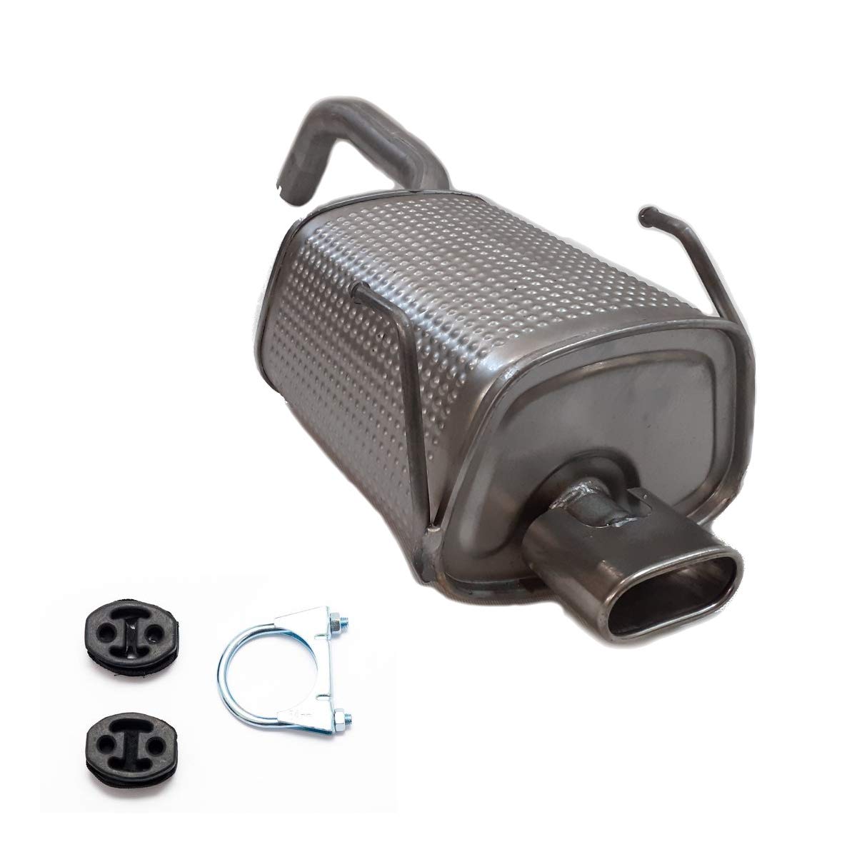Auspuff Autoteil von Polmostrow ENDSCHALLDÄMPFER für Fiat 500 1,2 8V Fliessheck mit Montageware Auspuff Autoteil von Polmostrow ENDSCHALLDÄMPFER für Fiat 500 1,2 8V Fliessheck mit Montageware von Polmostrow