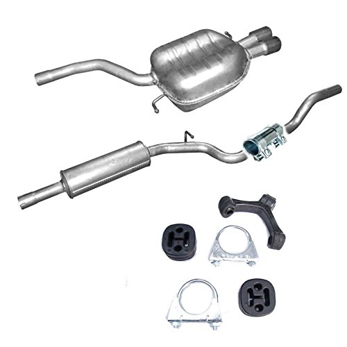Auspuff Mittelschalldämpfer +Endschalldämpfer + Montageware Neuware (passend für das angegebene Fahrzeug,siehe Artikelbeschreibung) von Polmostrow