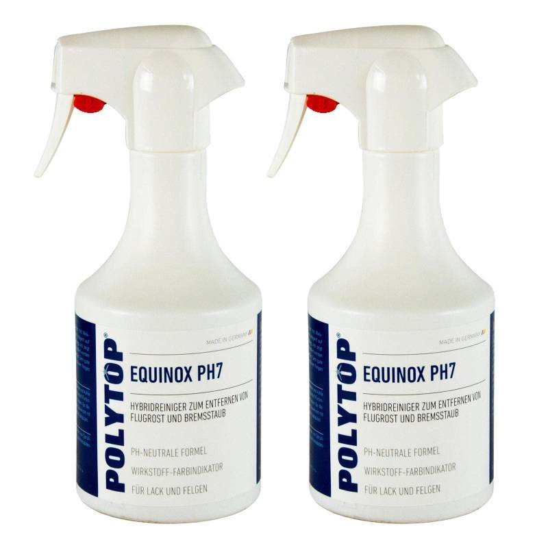 Polytop 2X Equinox PH7 Felgenreiniger Felgenreinigung Flugrostentferner 500 ml von Polytop