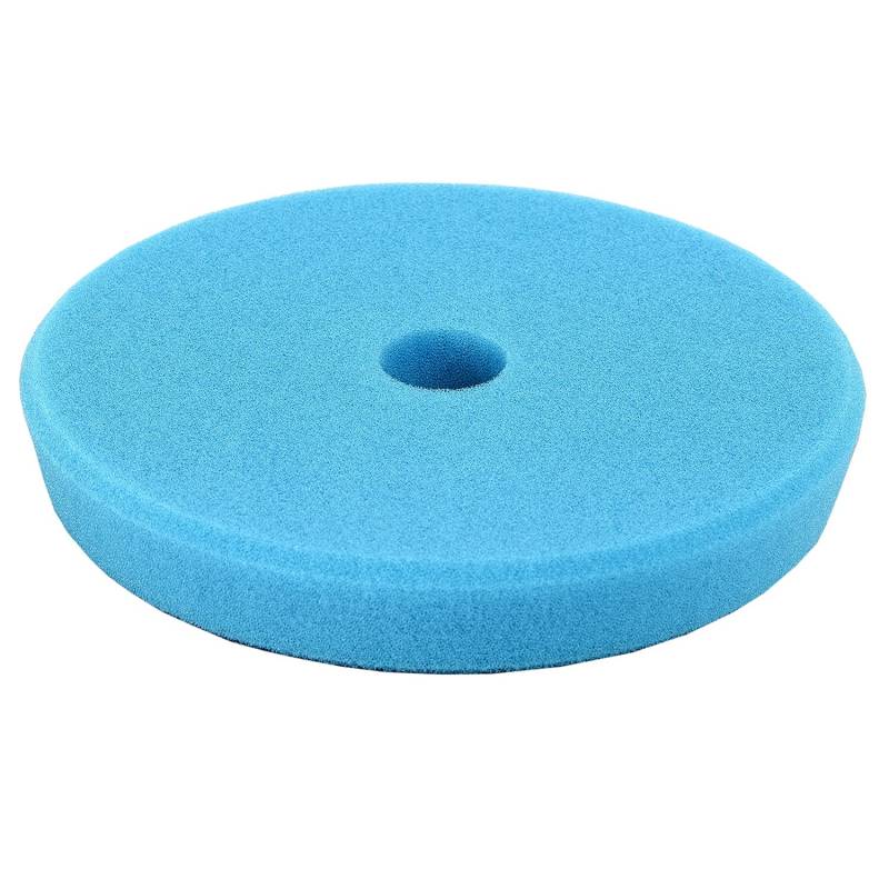 Polytop One-Step Pad Excenter blau 140 x 25 mm - Polierpad für Exzenter Poliermaschinen - Auto Politur Zubehör von Polytop