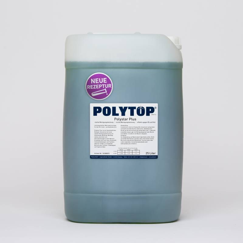 Polytop Polystar Plus Reinigungskonzentrat für Innen und Außen PKW LKW Bus Mehrzweckreiniger 25 L von Polytop