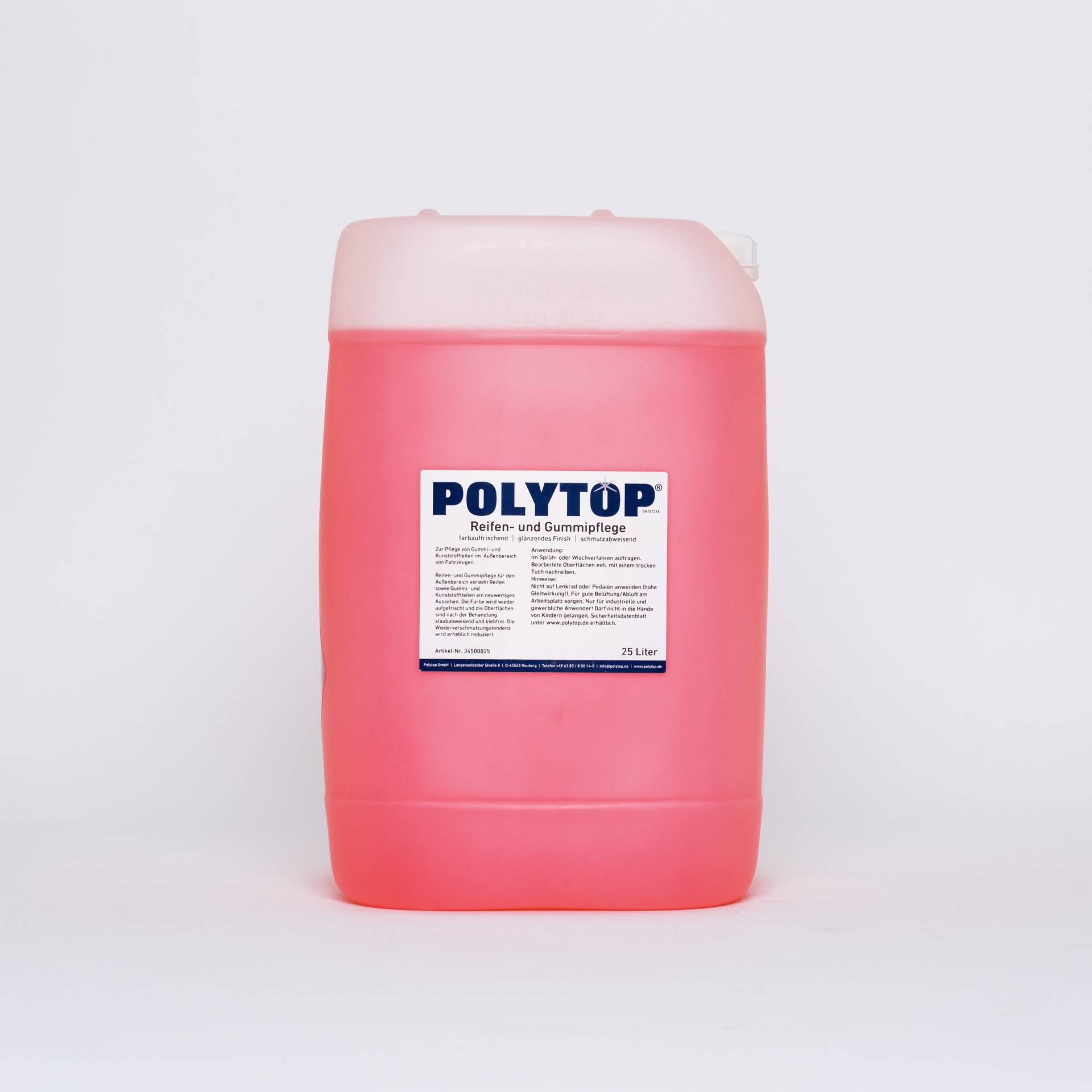 Polytop Reifen- und Gummipflege Reifenglanz Kunststoffpflege Tiefenpfleger Radkästen außen 25 L von Polytop