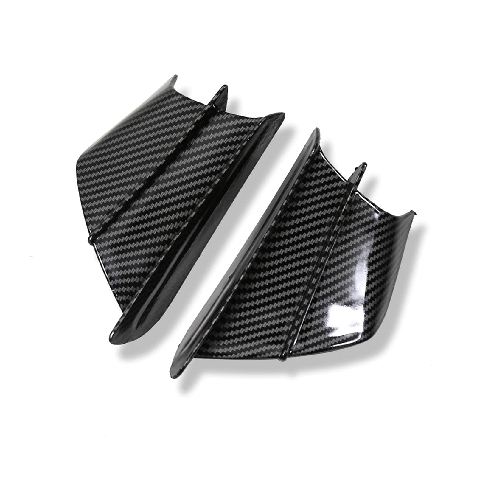 1 Paar Motorrad Fixed Winglet Kohlefaser Motorrad Flügel Aerodynamischer Spoiler Flügel S1000RR V4 H2 ZX-10R R1 R6 CBR1000RR 1 Paar Motorrad Fixed Winglet Kohlefaser Motorrad Flügel Aerodynamischer Spoiler Flügel S1000RR V4 H2 ZX-10R R1 R6 CBR1000RR von Pomrone