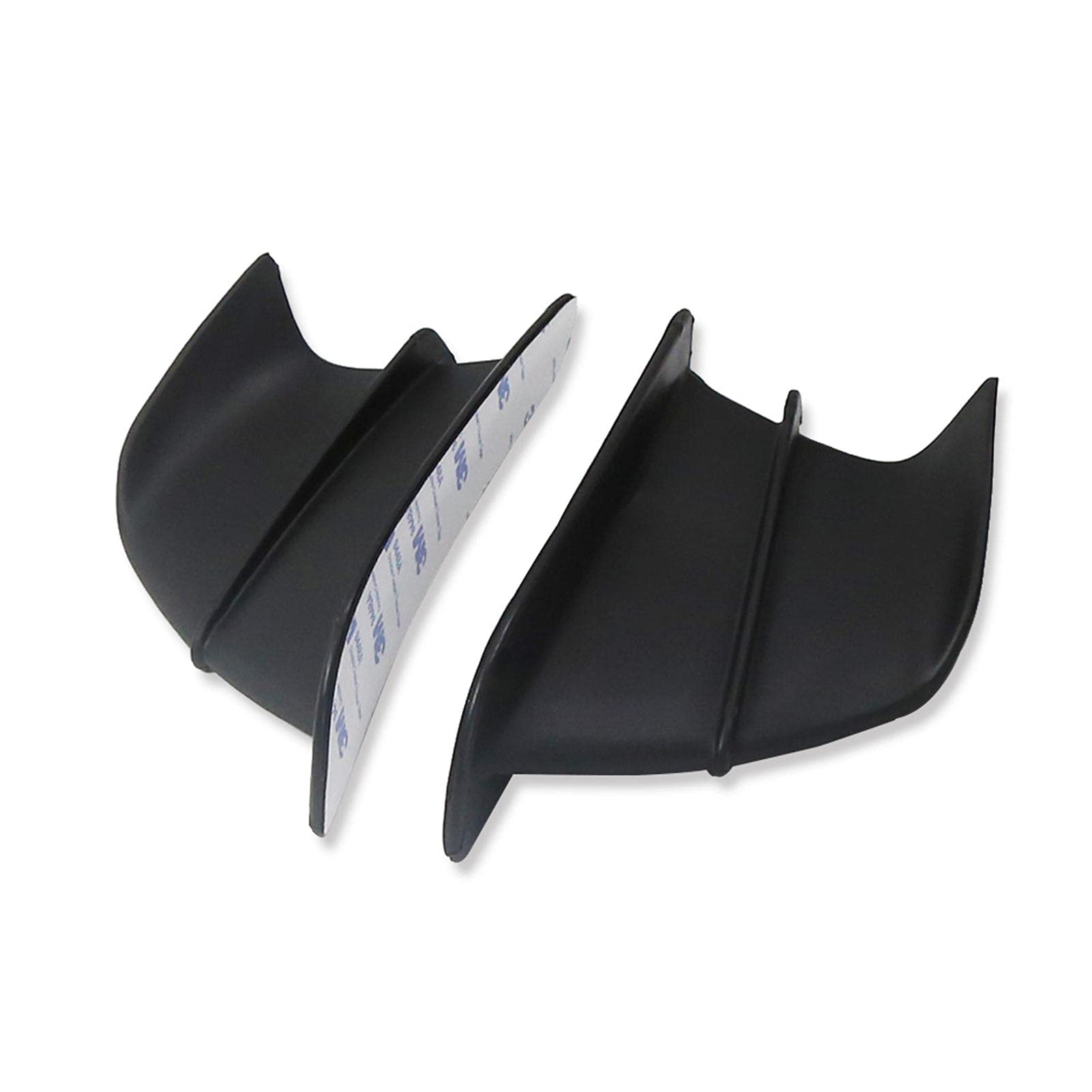 1 Paar Motorrad Fixed Winglet Mattschwarz Motorrad Flügel Aerodynamischer Spoiler Flügel S1000RR V4 H2 ZX-10R R1 R6 CBR1000RR von Pomrone