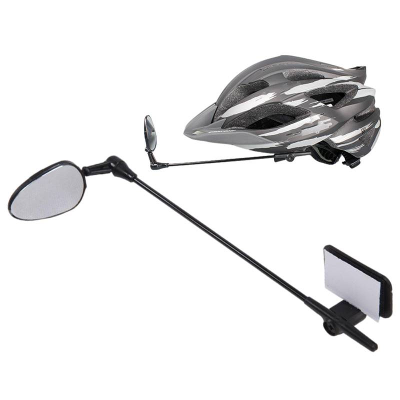 Fahrrad-Rückspiegel | Rückspiegel für Helme - Verstellbarer, leichter Sicherheits-Rückspiegel für Helme für Elektrofahrräder, Rennräder, Fahrräder, Motorräder Pomrone von Pomrone