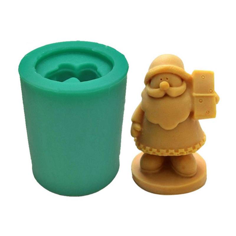 Silikonform Kerze, Weihnachtsmann Zylinder Kerzenform Silikon, Säulenkerzenformen Kerzen-Gießform, Wachsformen Für Seife Kerzen Silikon, Silikonformen Für Weihnachtsfeier Home Bar Dekoration von Pomurom