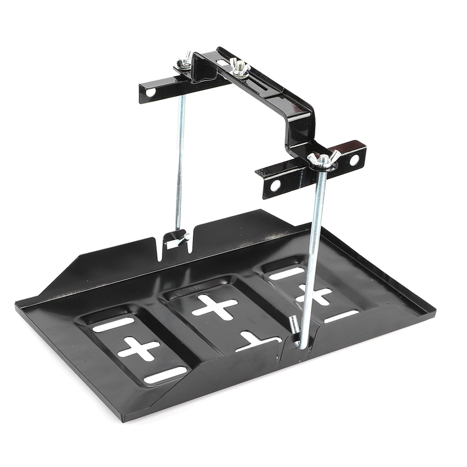 Batteriehaltedown, Universeller Batterie -Tabletthalter mit Klemmdesign für die Lagerung von Autobatterien (19 cm) von Pongnas