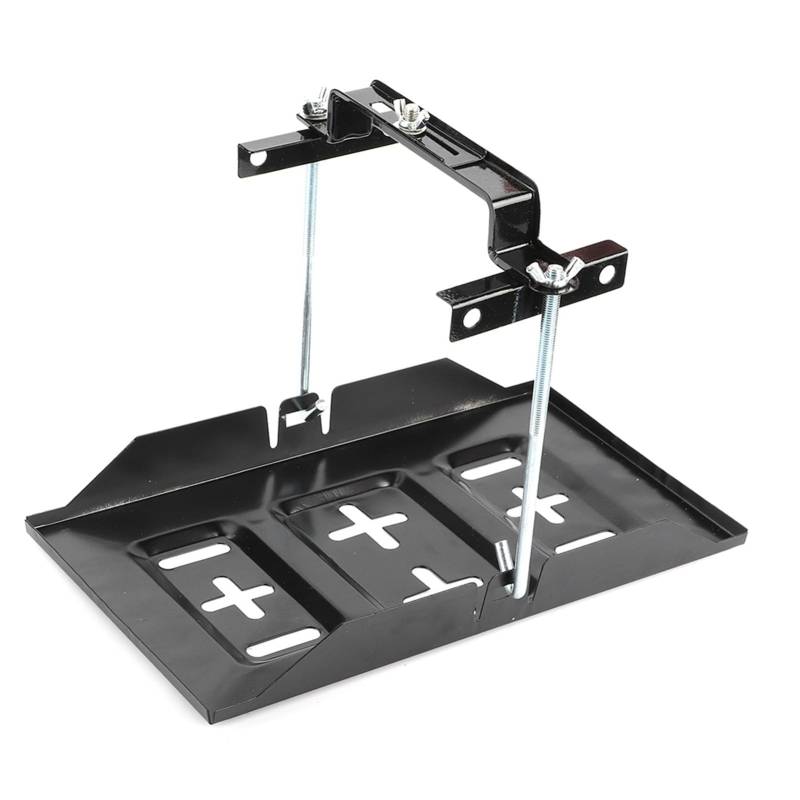 Batteriehaltedown, Universeller Batterie -Tabletthalter mit Klemmdesign für die Lagerung von Autobatterien (19 cm) von Pongnas