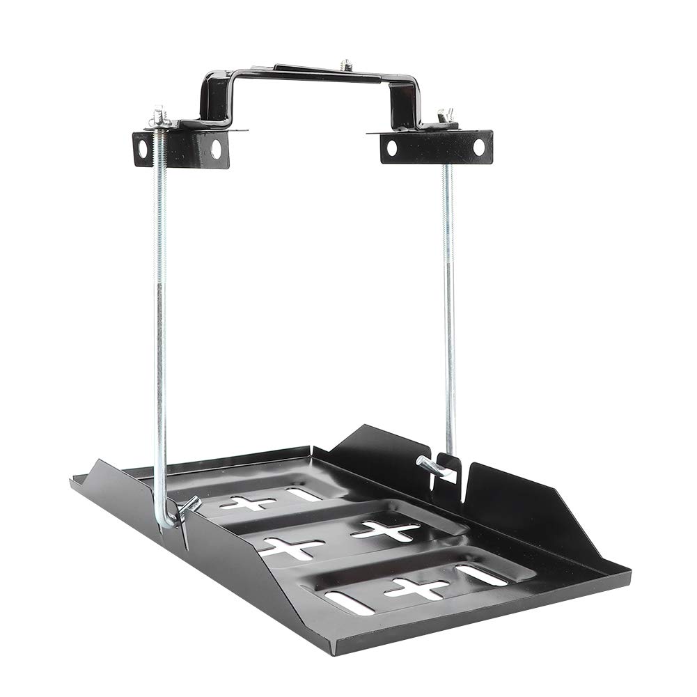 Batteriehaltedown, Universeller Batterie -Tabletthalter mit Klemmdesign für die Lagerung von Autobatterien (23cm) von Pongnas