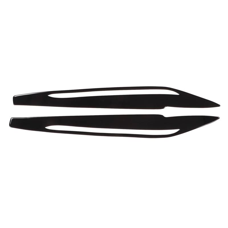 Scheinwerfer Augenbrauen, Scheinwerfer Augenbrauenabdeckung Scheinwerfer Eyelidabdeckung Einzigartiges Design Weiches Plastik Klavier Schwarzes Auto Scheinwerfer Augenlidabdeckung für X5 X6 F15 F16 von Pongnas
