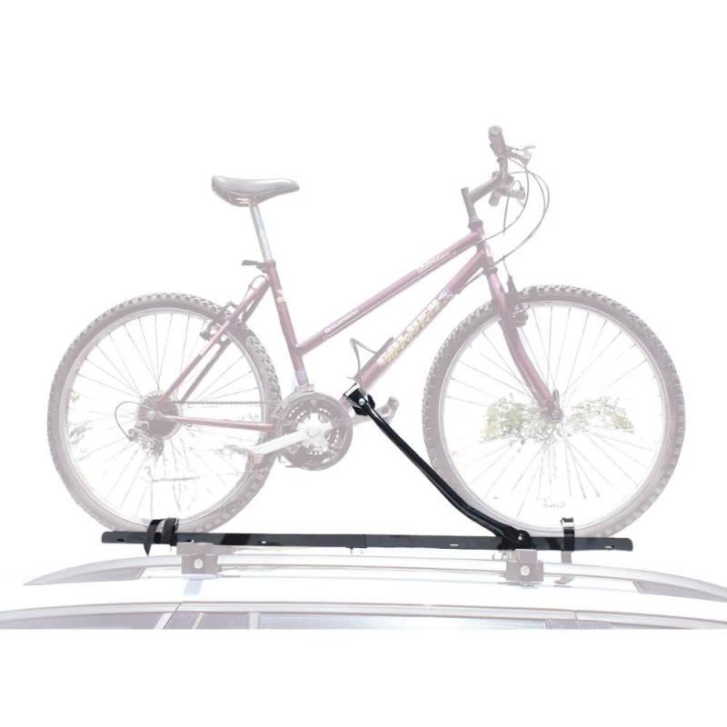 Pool Line Fahrradträger für Autodach, Universalhalterung, Stangen von max. 6 cm Breite, robuster Stahl, Schutzlack, Schwarz von Pool Line