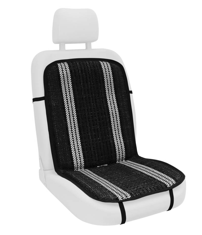 Pool Line Don Fresco Black, atmungsaktiv und robust, kompatibel mit Airbag, universell, schwarz mit natürlichen Linien von Pool Line
