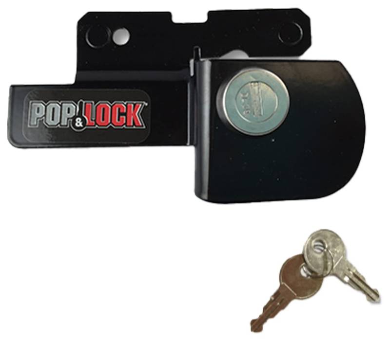 Pop & Lock PL2500 schwarzes manuelles Heckklappenschloss für Ford (funktioniert ohne Werksschloss) von Pop & Lock