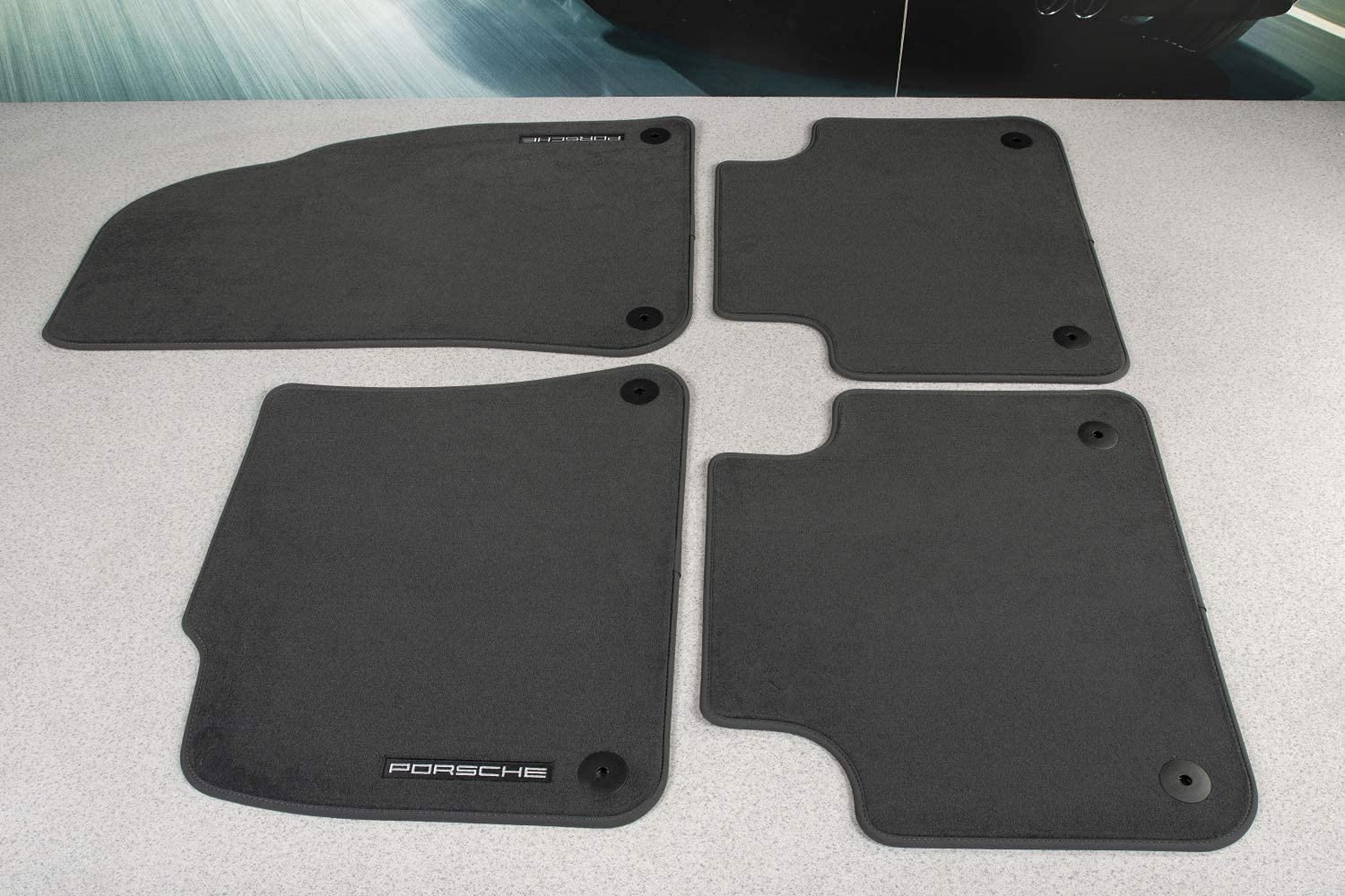 Porsche Cayenne E3/9Y0 Fußmatten SET /4Teile schwarz/Floor mats von Porsche