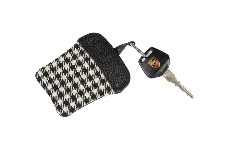 Porsche Classic 911 F/G Pepita ETUI mit Porschewappen für Schlüssel von Porsche
