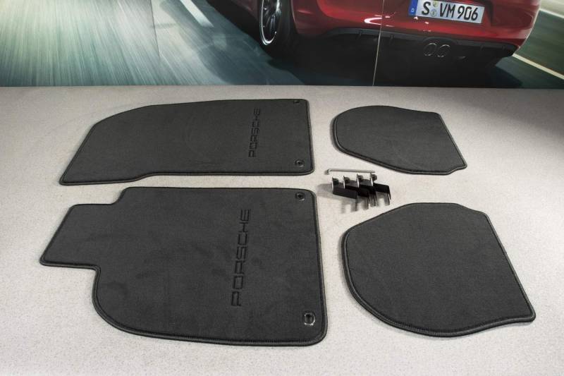 PORSCHE 911 964/993 Fußmattensatz schwarz (4 Teile) /Floor mats Black von Porsche
