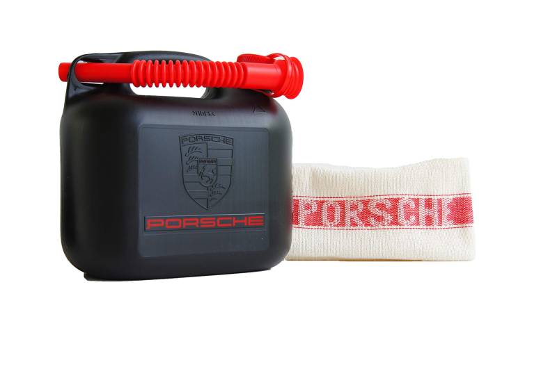 PORSCHE Benzin-/Reservekanister/Kraftstoffbehälter WAPPEN 911 Boxster/Cayman. von Porsche