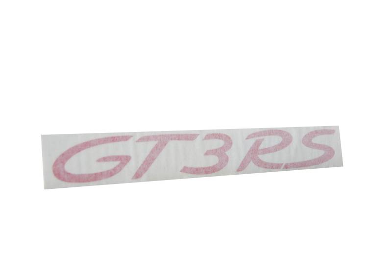 Porsche 911 996" GT3 RS Schriftzug/Motorhaube Indisch-Rot, Logo red von Porsche