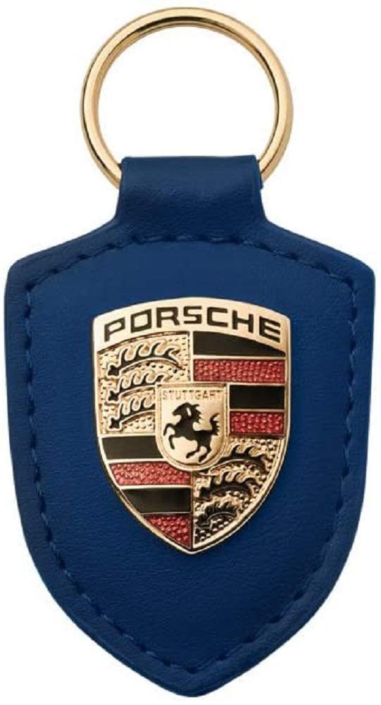 Porsche Wappen Schlüssel Anhänger Blau 911 Boxster Cayman Panamera Cayenne von Porsche