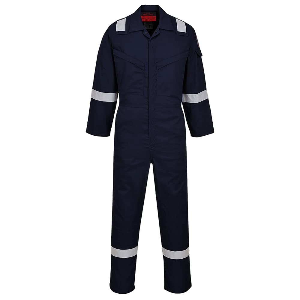 Araflame Silver Coverall Color: Navy Talla: 38 Araflame Silver Coverall Color: Navy Talla: 38 von Portwest