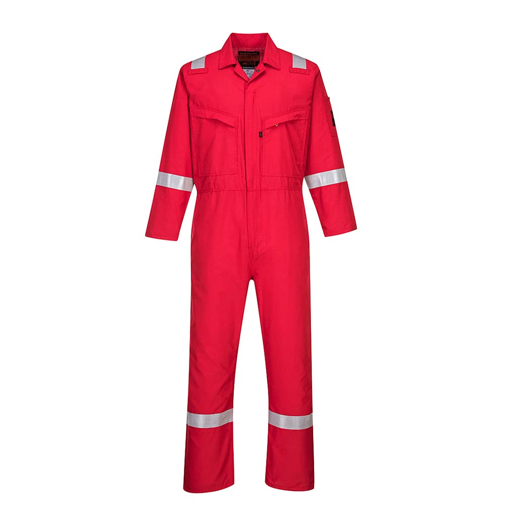 Araflame Silver Coverall Color: Red Talla: 38 Araflame Silver Coverall Color: Red Talla: 38 von Portwest